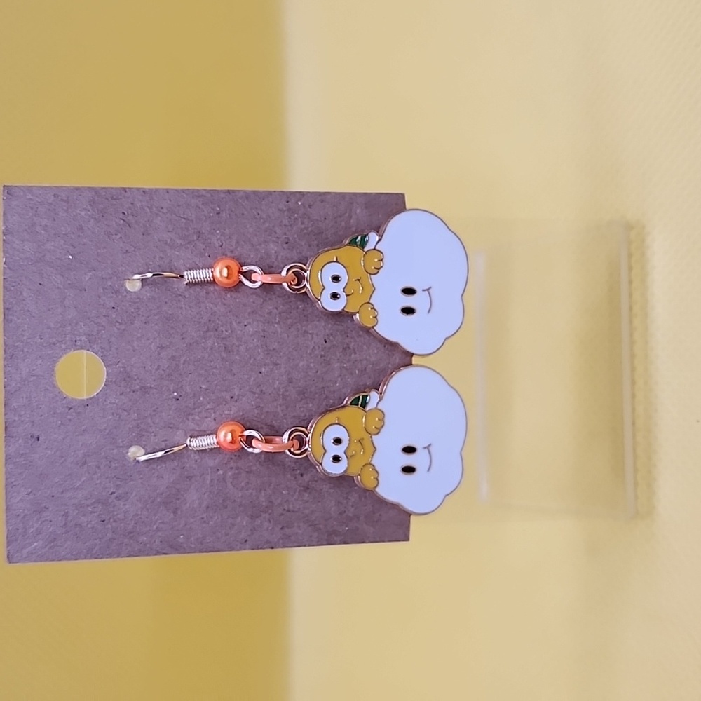 Lakitu (Mario) Earrings - Picture 1 of 1